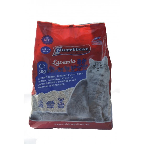 Nutritcat Premium Asternut pentru pisici (granule medii) 6 kg